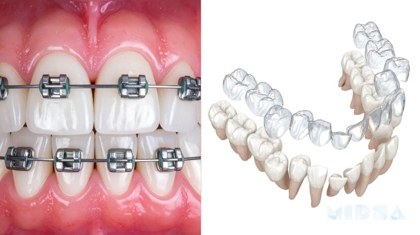brackets vs invisalign