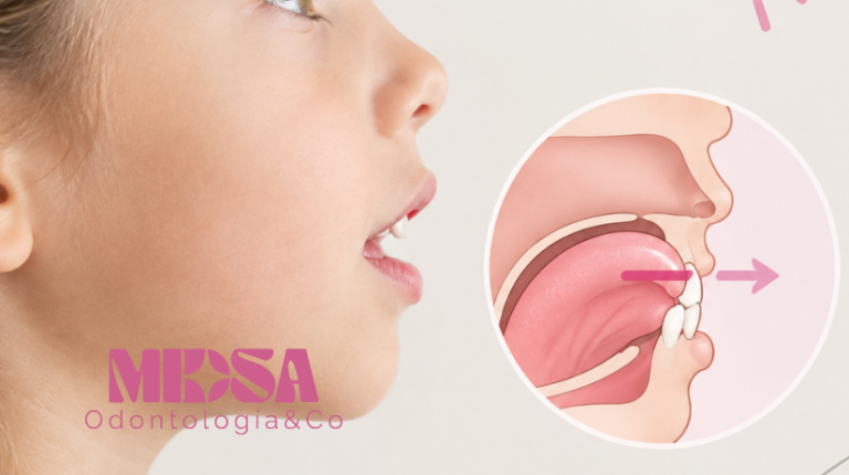¿Tu hijo empuja los dientes con la lengua al tragar? Podría ser deglución atípica